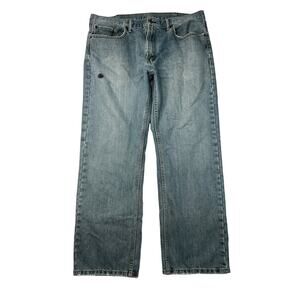 Levi’s 559 Relaxed Straight Jeans Sub Zero Medium Wash FLAW Mens 33x30